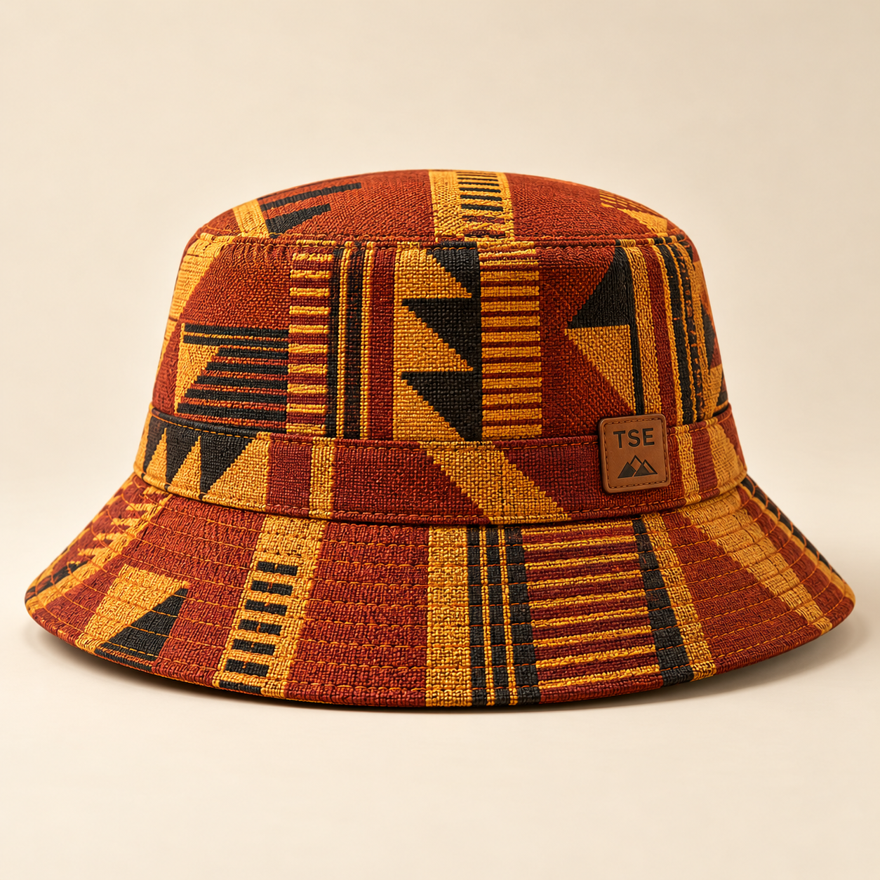 African Print Bucket Hat — AI-generated placeholder
